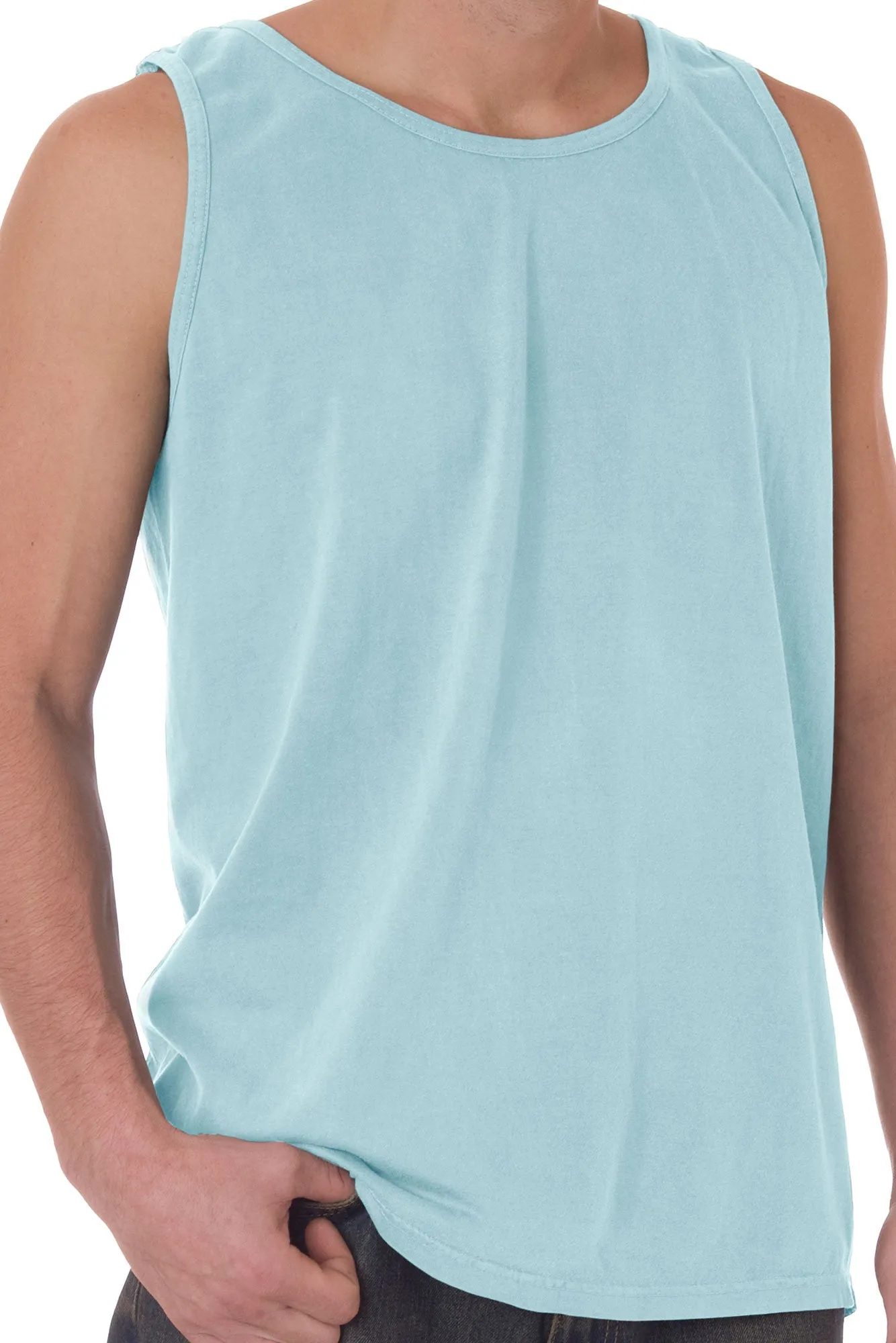 Shades of Blue Comfort Colors Cotton Tank Top *Personalize It