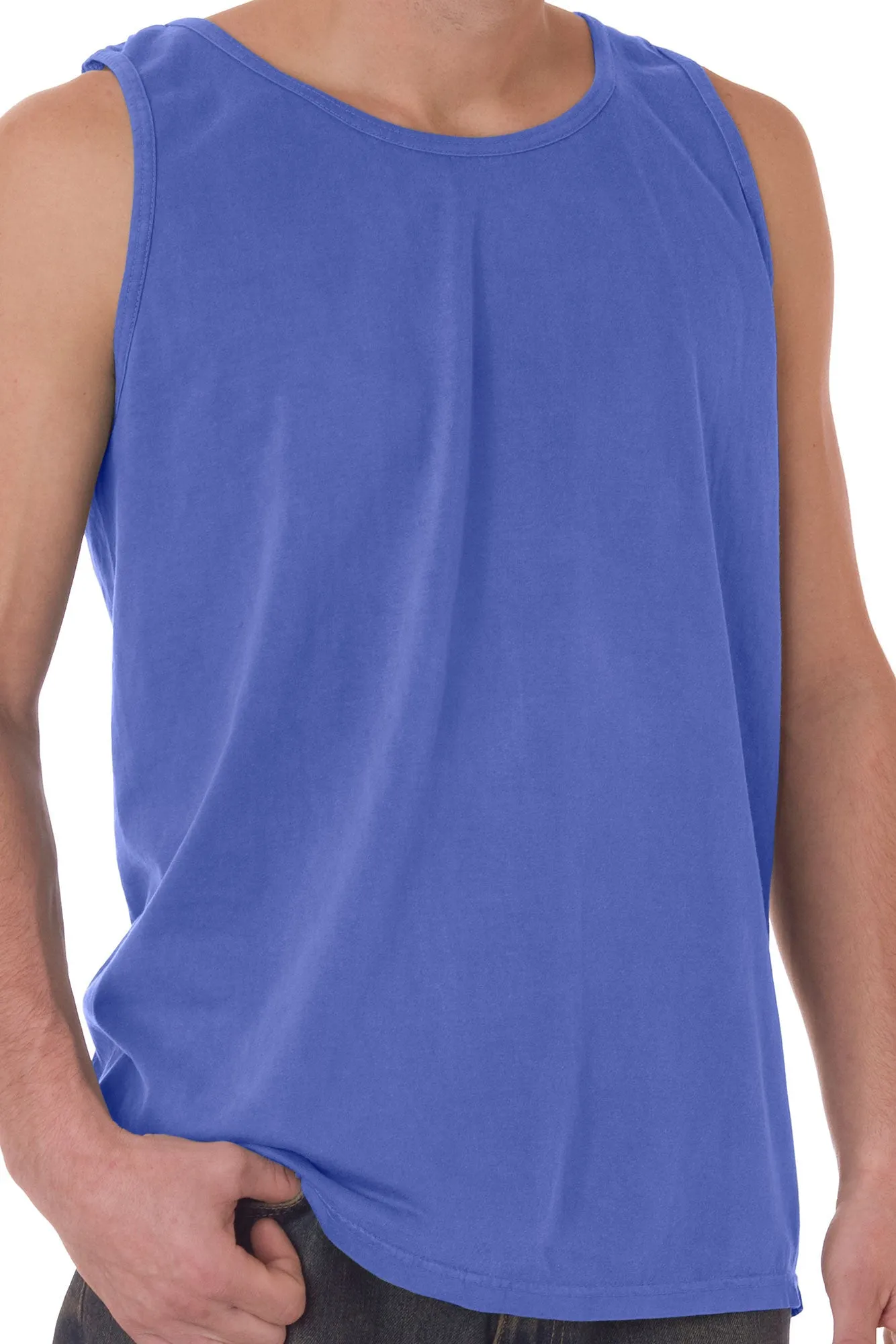 Shades of Blue Comfort Colors Cotton Tank Top *Personalize It