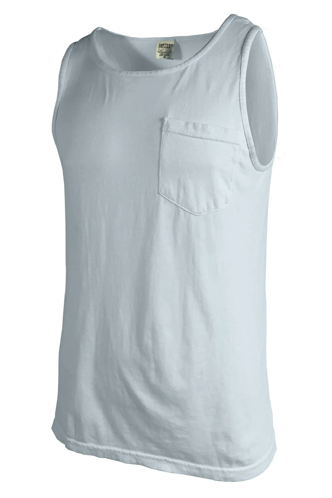 Shades of Blue Comfort Colors Pocket Tank *Personalize It