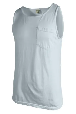 Shades of Blue Comfort Colors Pocket Tank *Personalize It