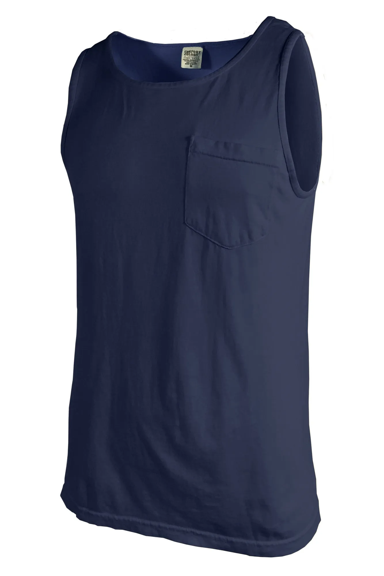 Shades of Blue Comfort Colors Pocket Tank *Personalize It
