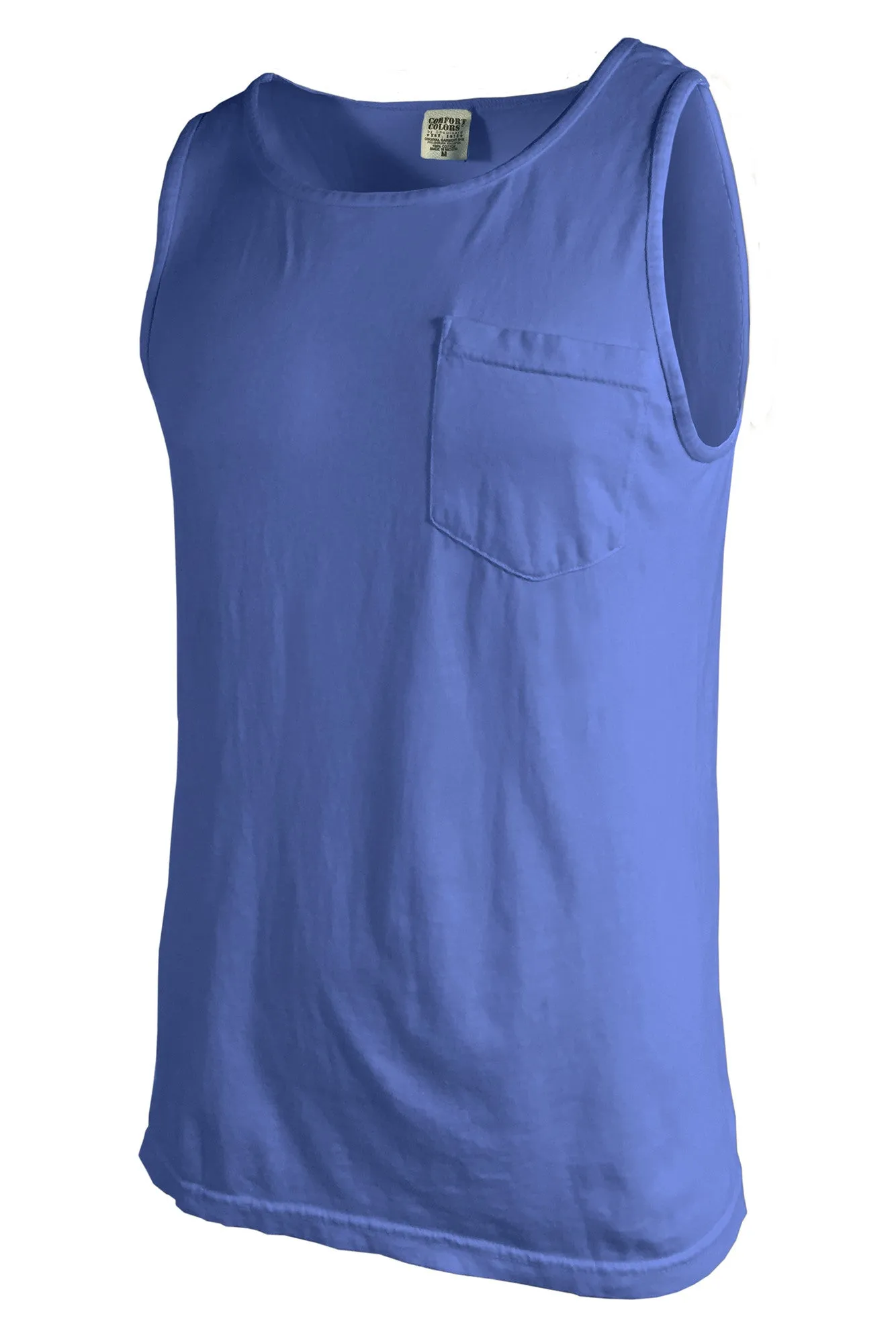 Shades of Blue Comfort Colors Pocket Tank *Personalize It