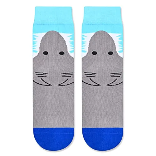 Shark Gifts for Boys Who Love Shark Unique Presents for Children Cute Boy's Shark Socks, Gifts for 7-10 Years Old Boys