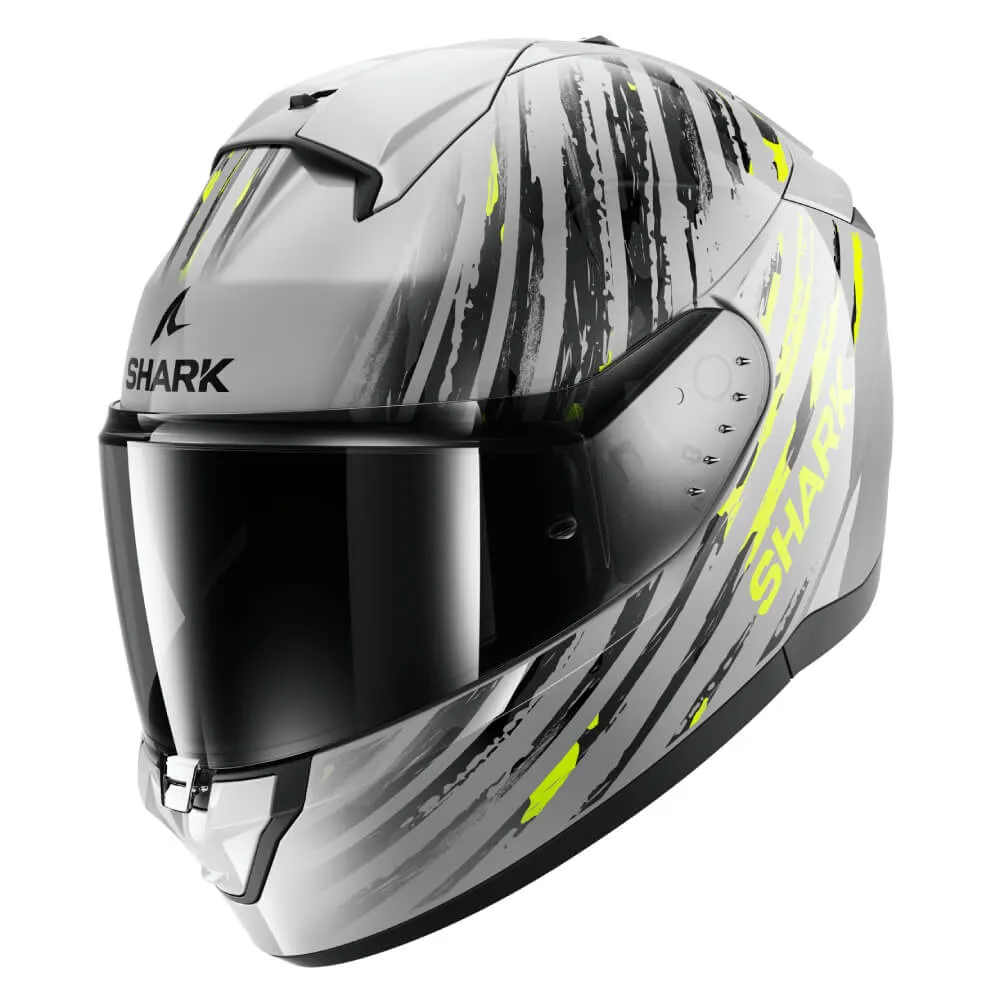 Shark Ridill 2 Helmet Assya Silver / Anthracite / Yellow