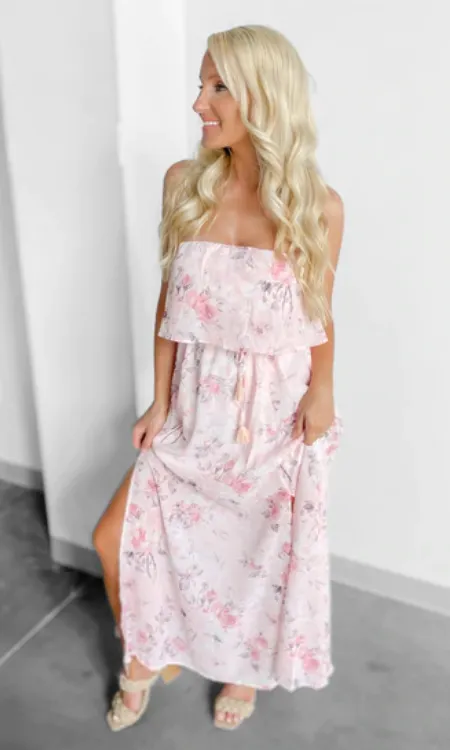 She's so Irresistible Floral Maxi Dress