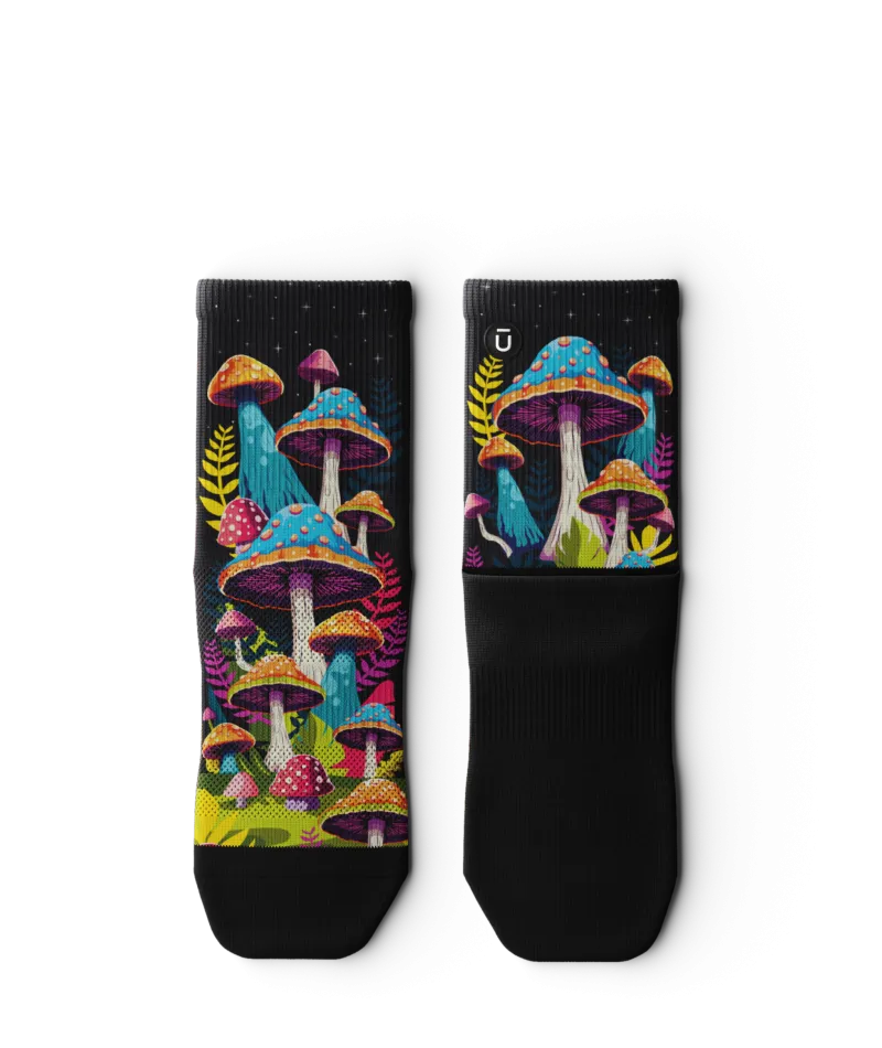 Shroomscape Quarter Socks