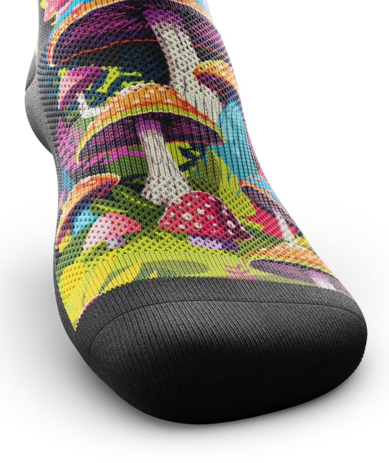 Shroomscape Quarter Socks