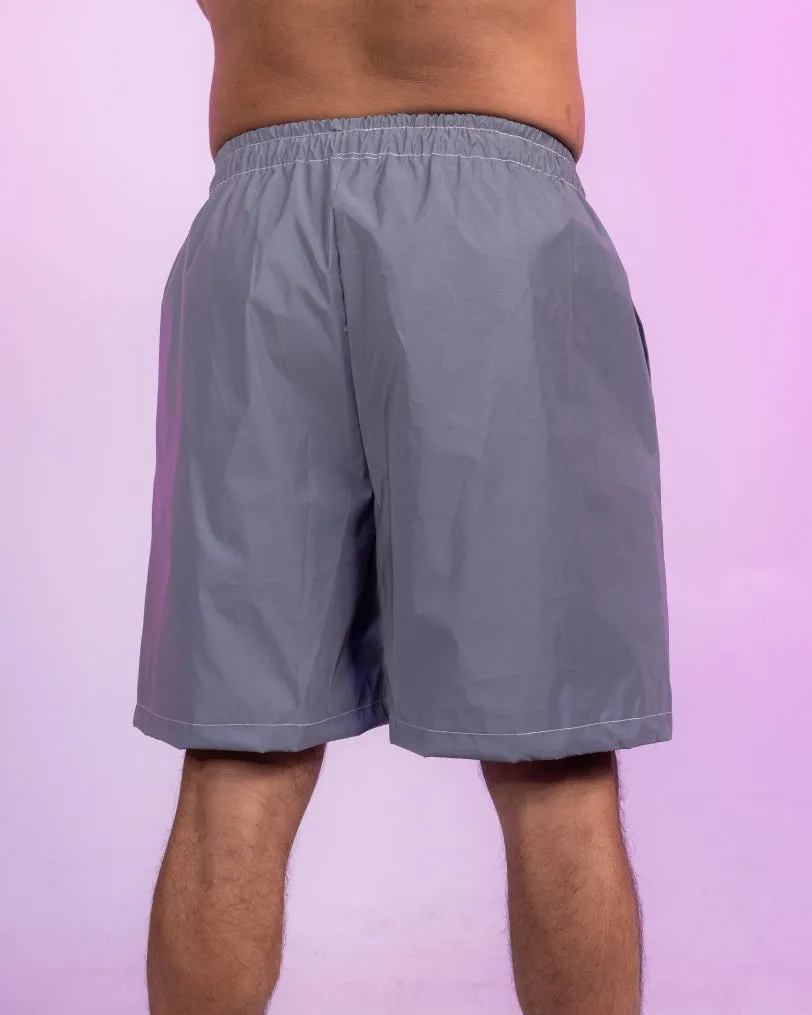 Silver Flash Reflective Men's 6" Seam Shorts