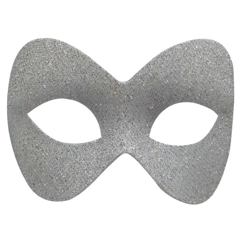 Silver Glitter Eye Mask