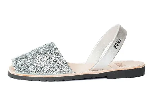 Silver Glitter Pons