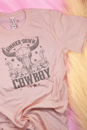 Simmer Down Cowboy Unisex Short Sleeve Tee