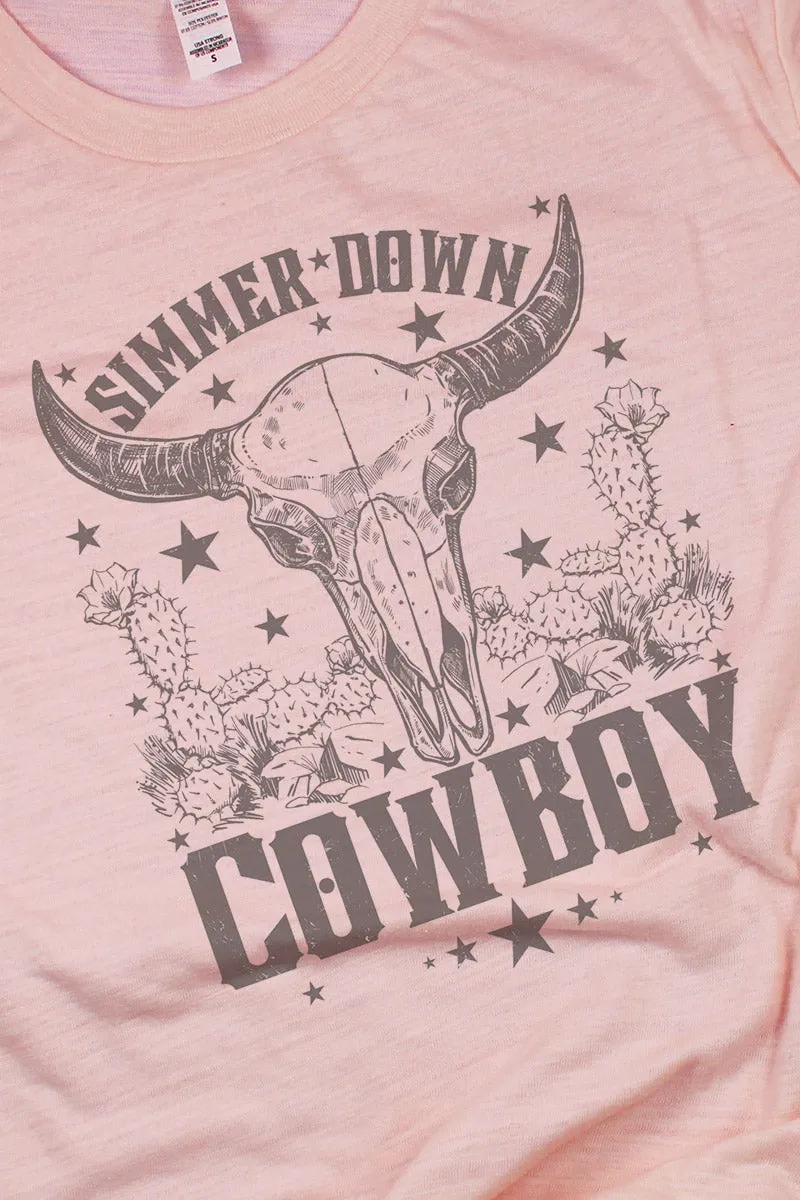 Simmer Down Cowboy Unisex Short Sleeve Tee