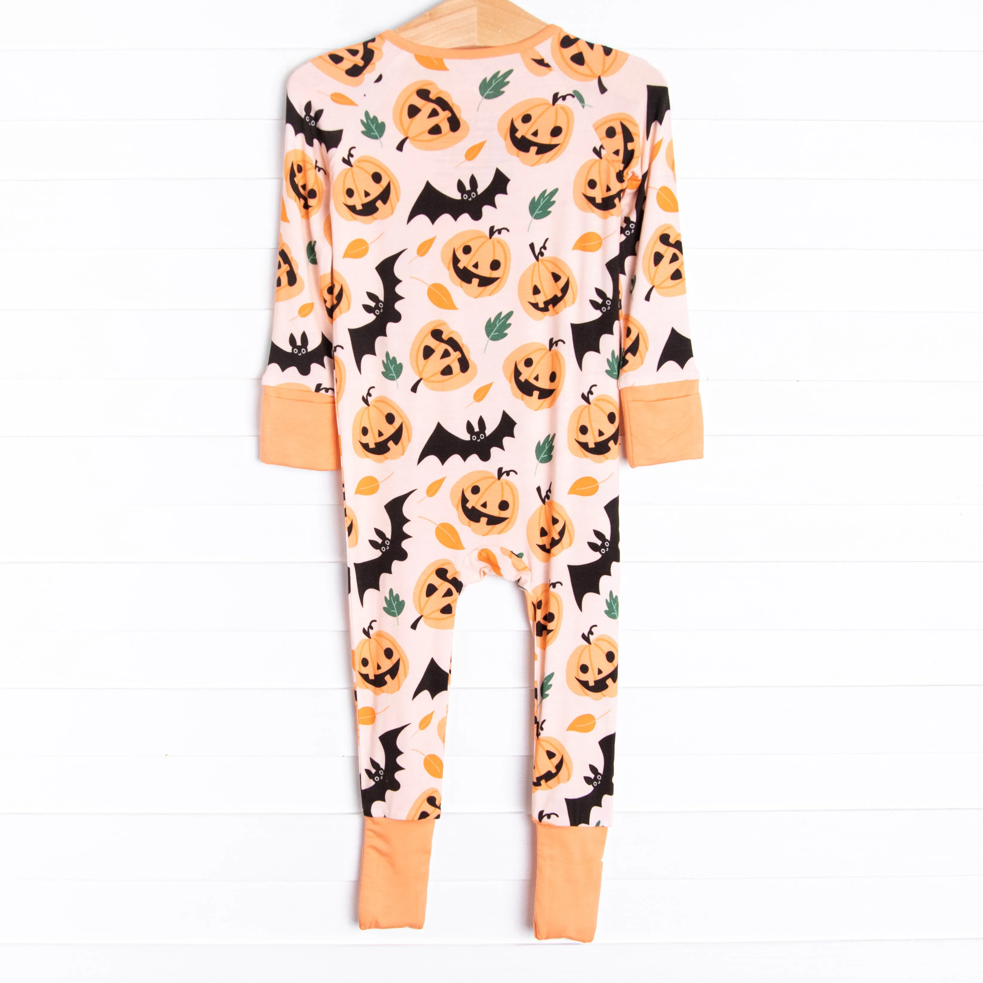 Sleepy Hollow Bamboo Zippy Pajama, Orange