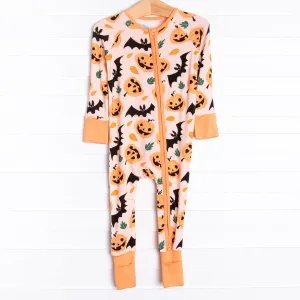 Sleepy Hollow Bamboo Zippy Pajama, Orange