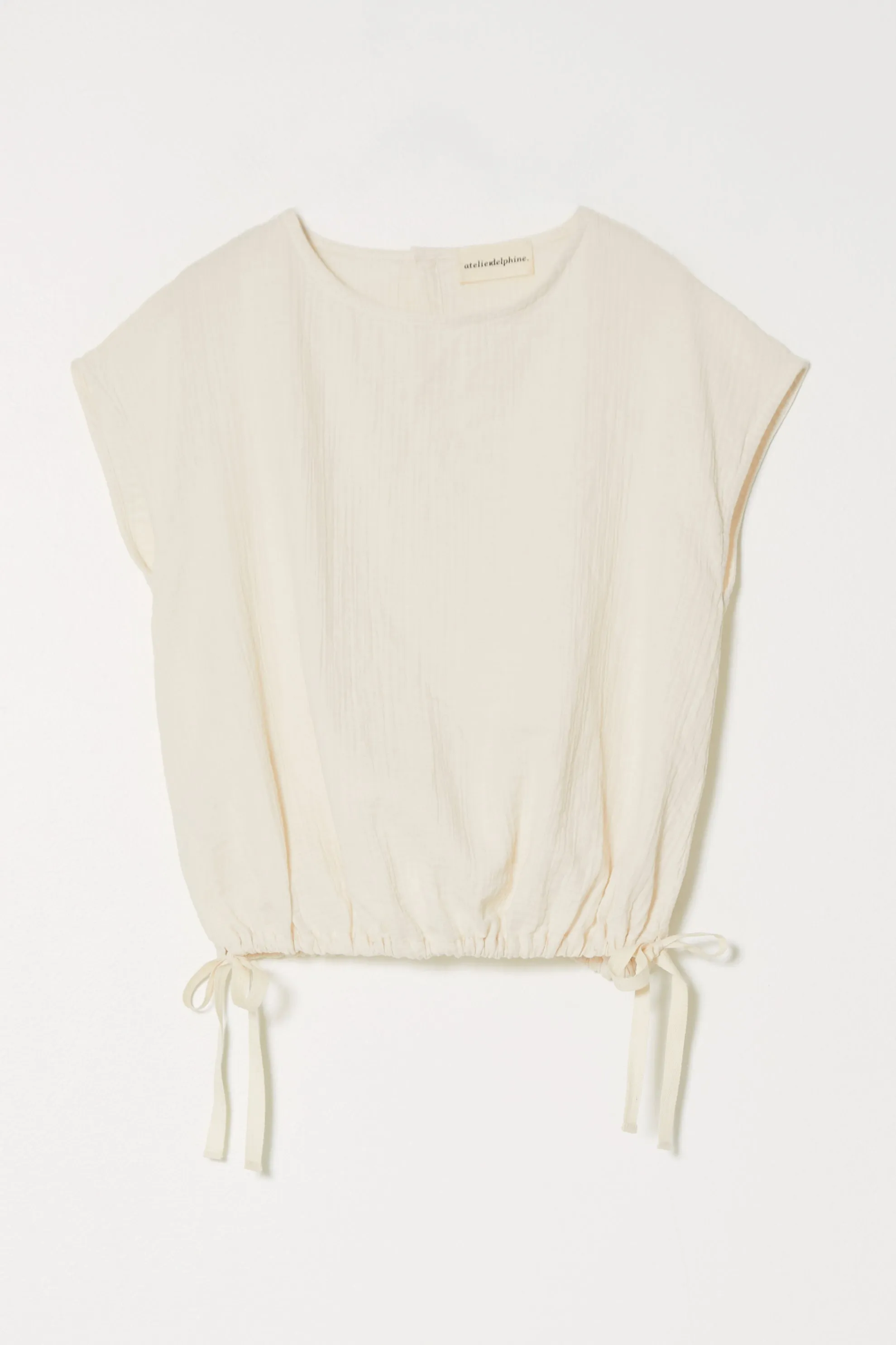 SLIP ON BLOUSE CAP SLEEVE