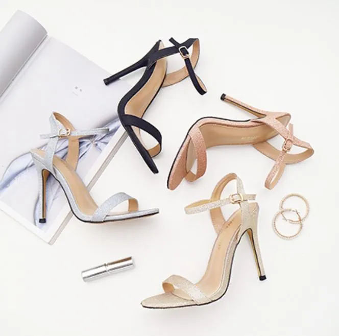 Small Size One Strap Heels For Women DS61
