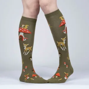 Sock It To Me Shroom and Board Knee High Socks
