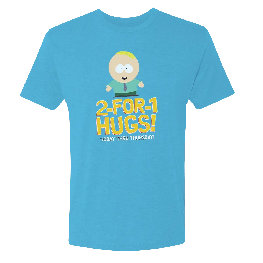 South Park 2 For 1 Hugs Unisex Crew Neck T-Shirt
