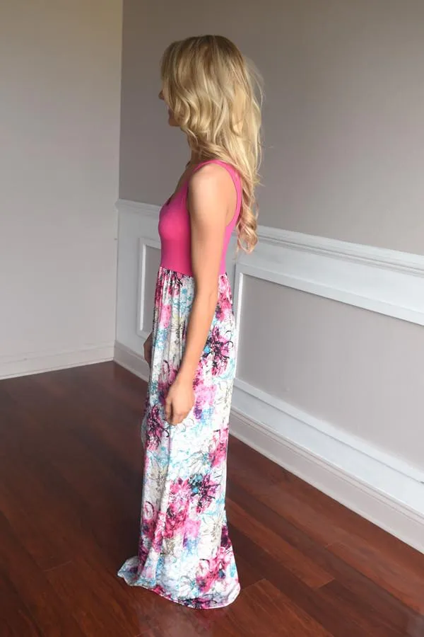 Splash into Summer Maxi ~ Pink