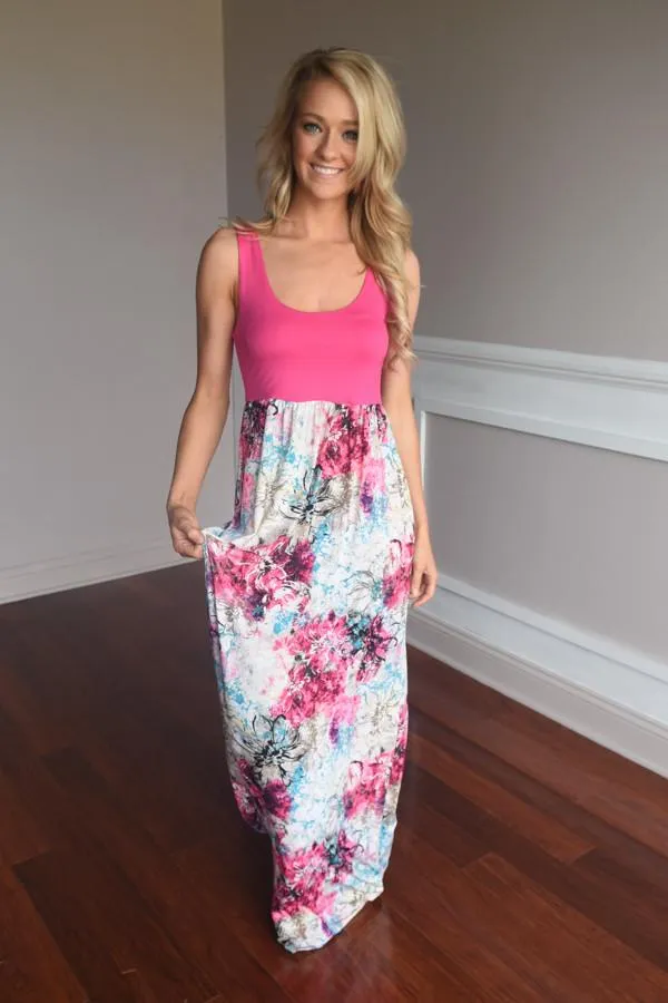 Splash into Summer Maxi ~ Pink