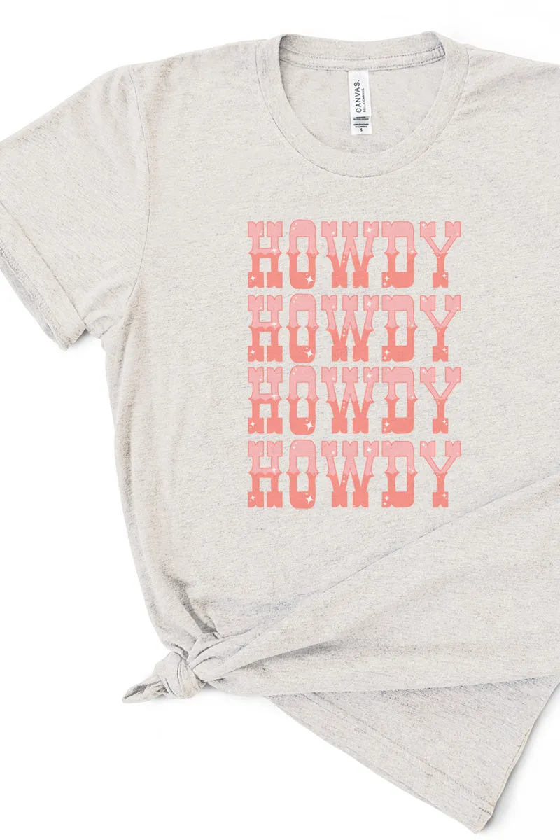Stacked Howdy Tri-Blend Short Sleeve Tee