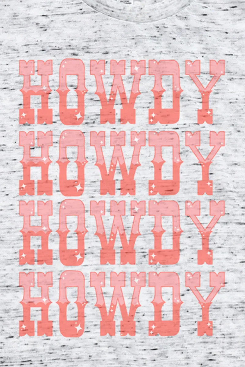 Stacked Howdy Unisex Short Sleeve Tee