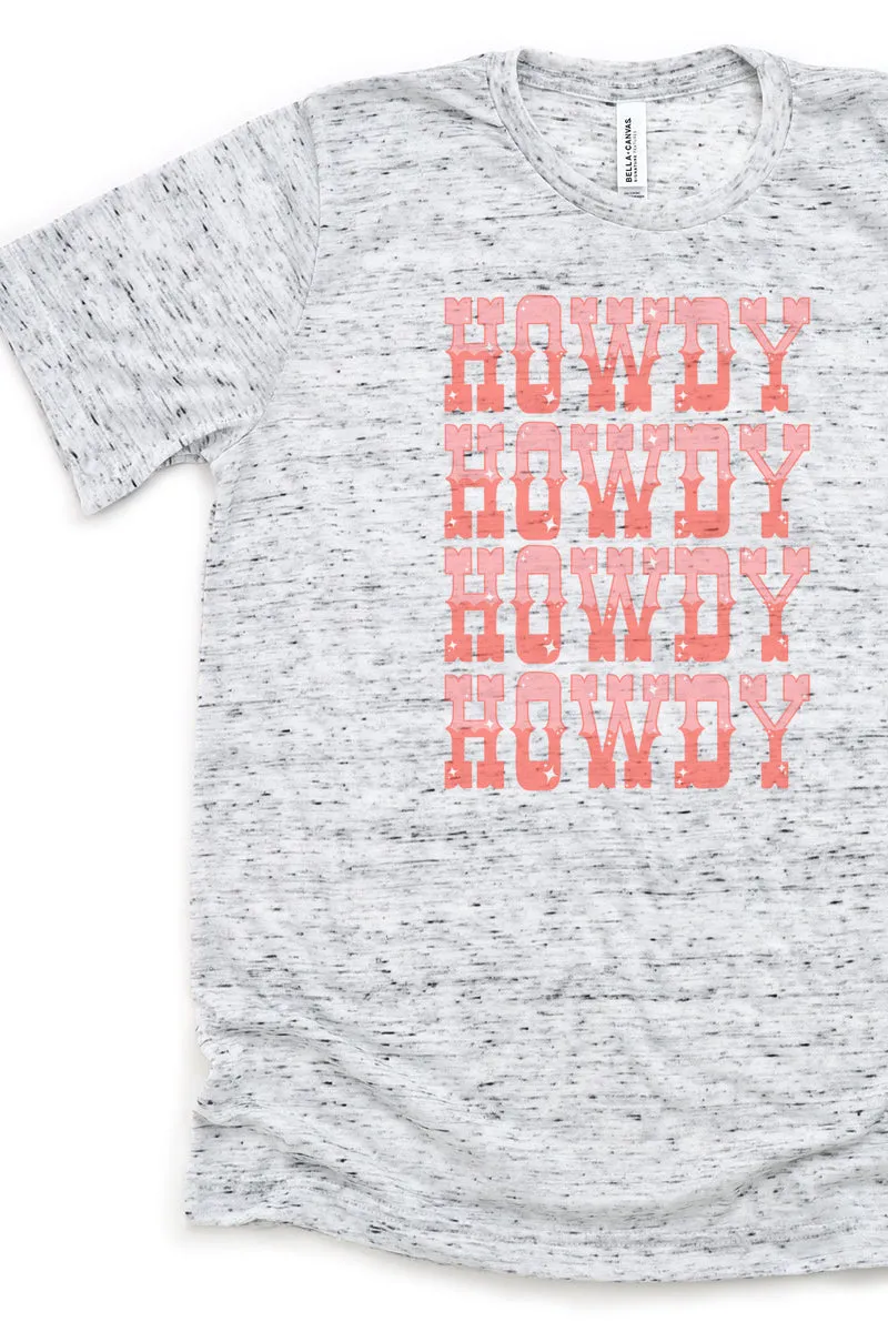 Stacked Howdy Unisex Short Sleeve Tee