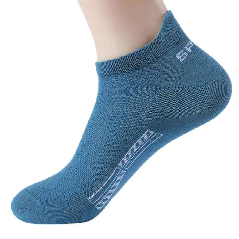 Stay Cool and Comfortable: 5 Pairs of High-Quality Cotton Short Socks for Men and Women