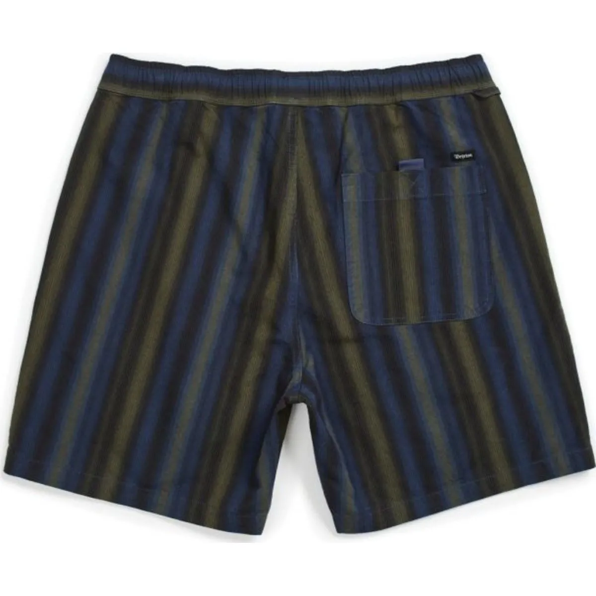 Steady Elastic Waistband Short - Navy/Green
