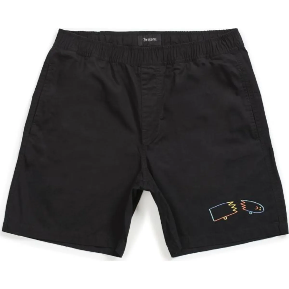 Steady Elastic Waistband Short - Navy/Green