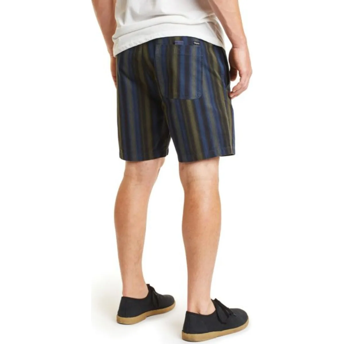 Steady Elastic Waistband Short - Navy/Green