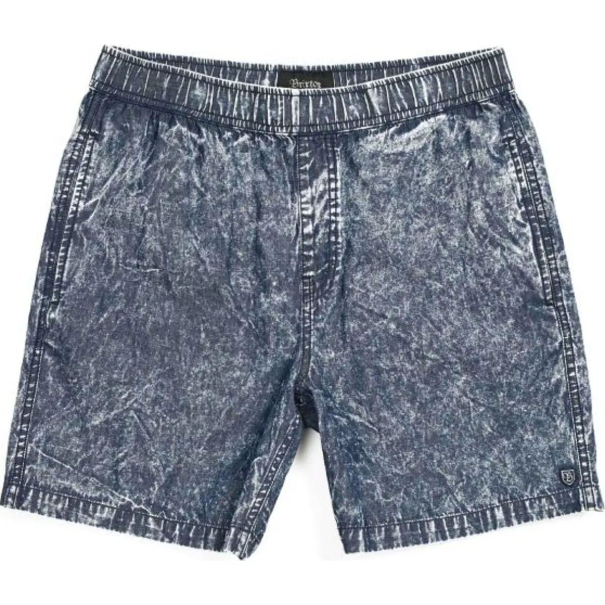 Steady Elastic Waistband Short - Navy/Green