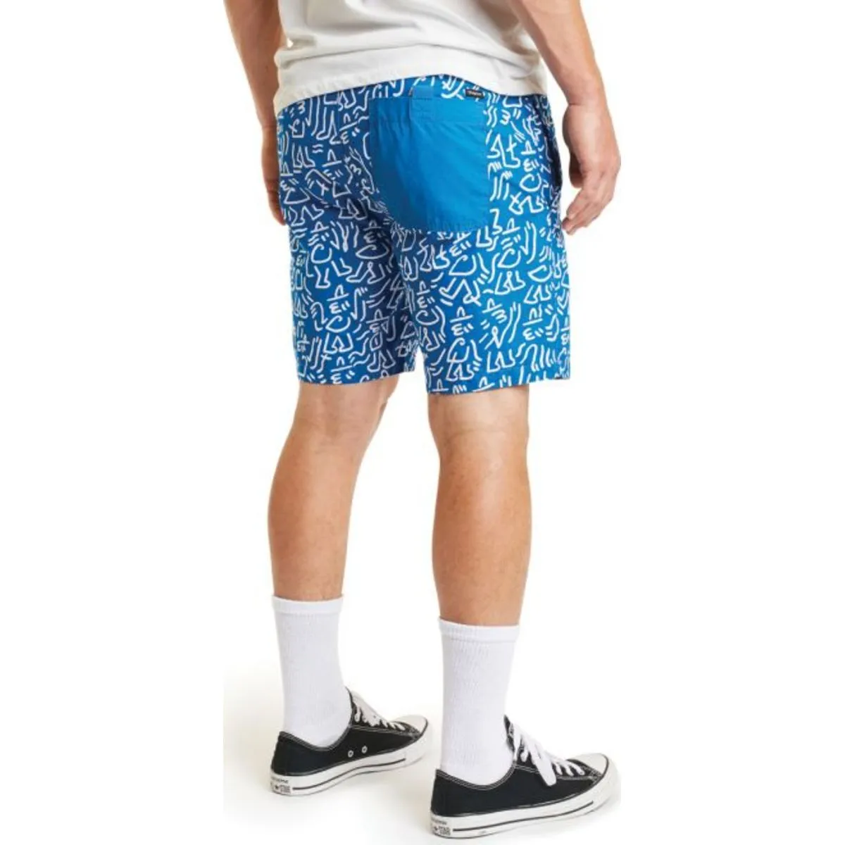 Steady Elastic Waistband Short - Navy/Green