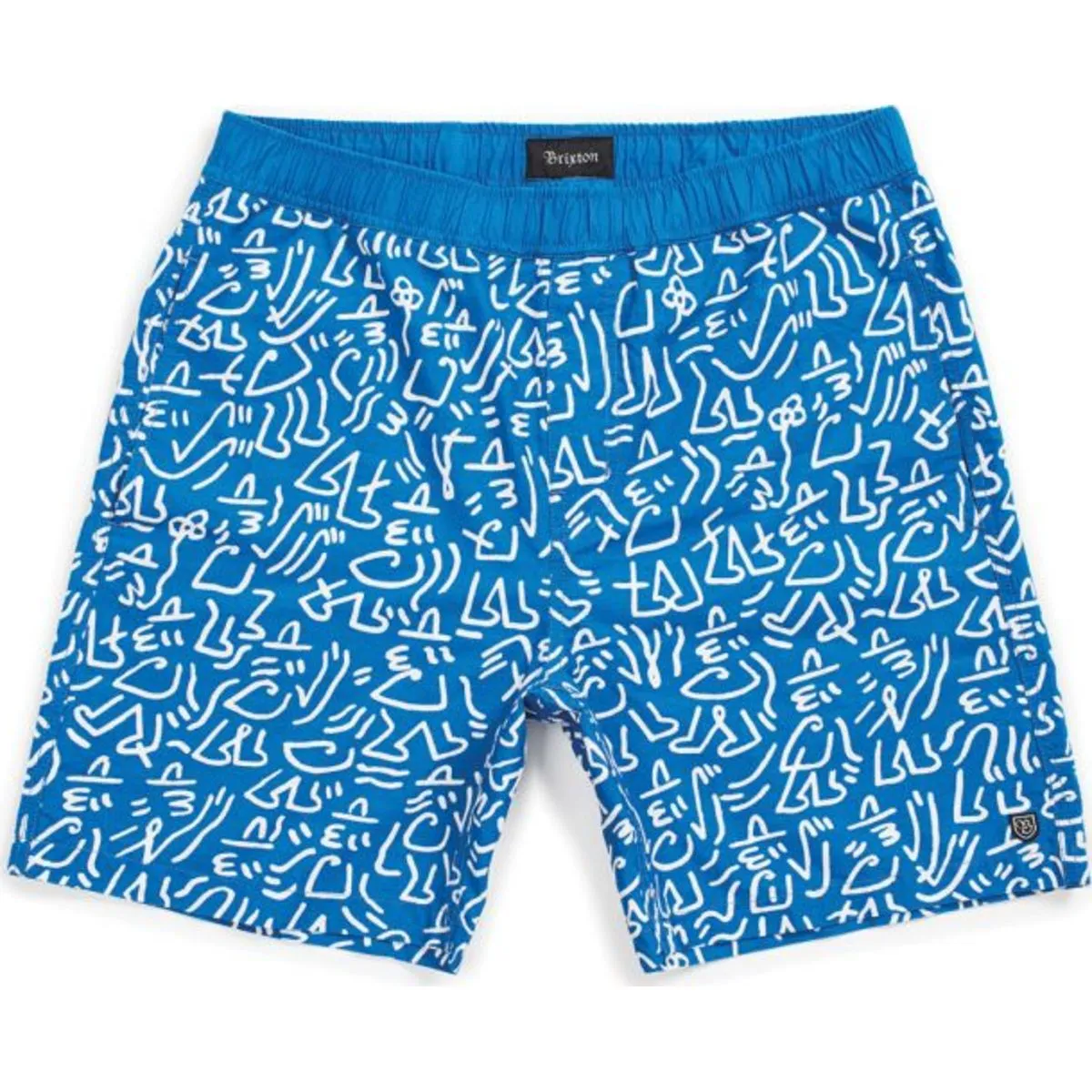 Steady Elastic Waistband Short - Navy/Green
