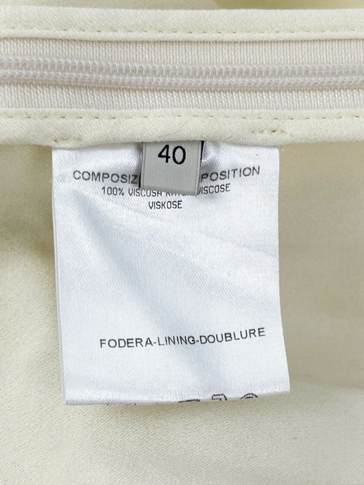 Stella McCartney Sleeveless - Tank - Top- Very Good - Eggshell - 40 - US 4