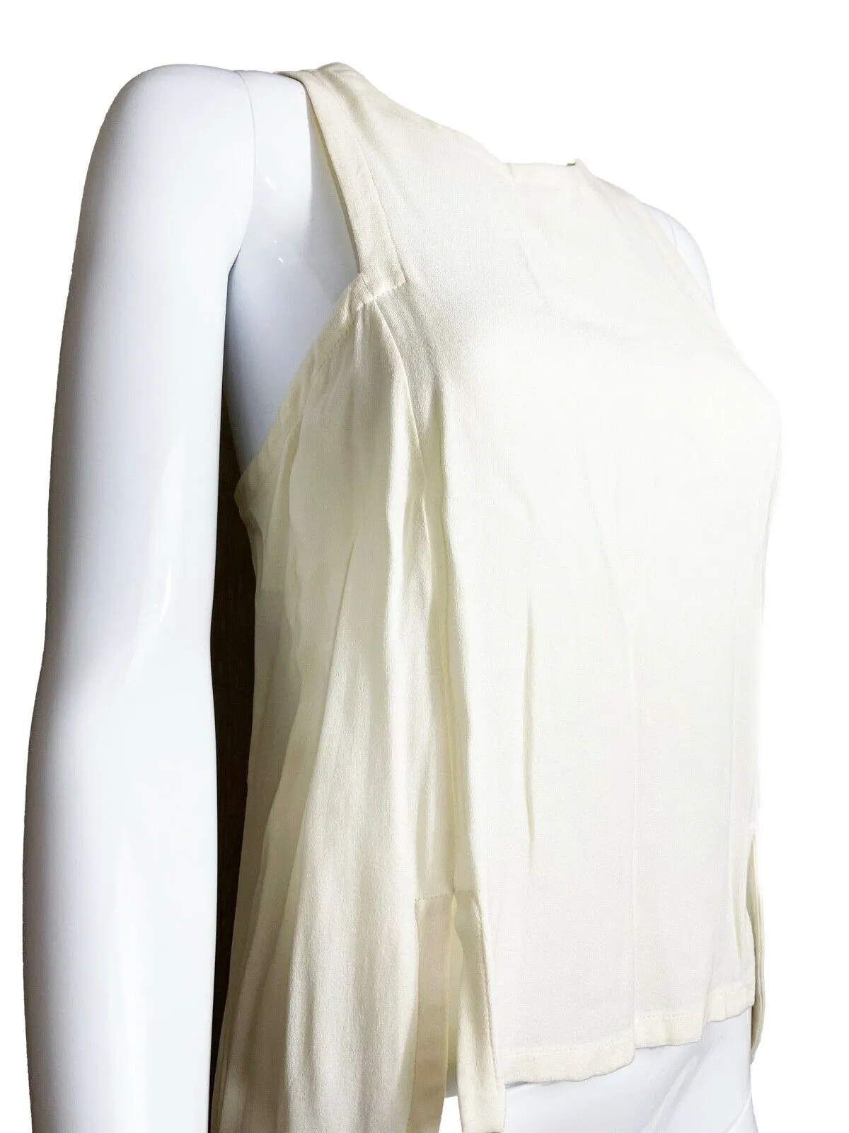 Stella McCartney Sleeveless - Tank - Top- Very Good - Eggshell - 40 - US 4