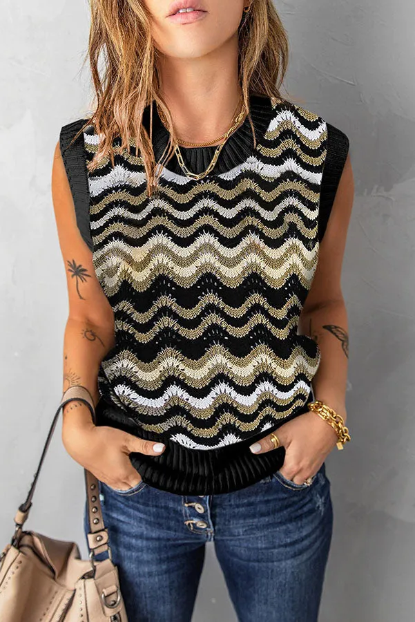 Stunncal Best Self Knit Tank