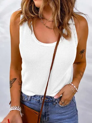 Stunncal Solid Color Comfortable Casual Vest