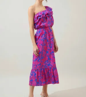 Sugarlips - The Amore Set: One Shoulder Maxi Ruffle Skirt Set
