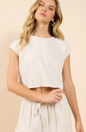 Sugarloaf Sleeveless Linen Top