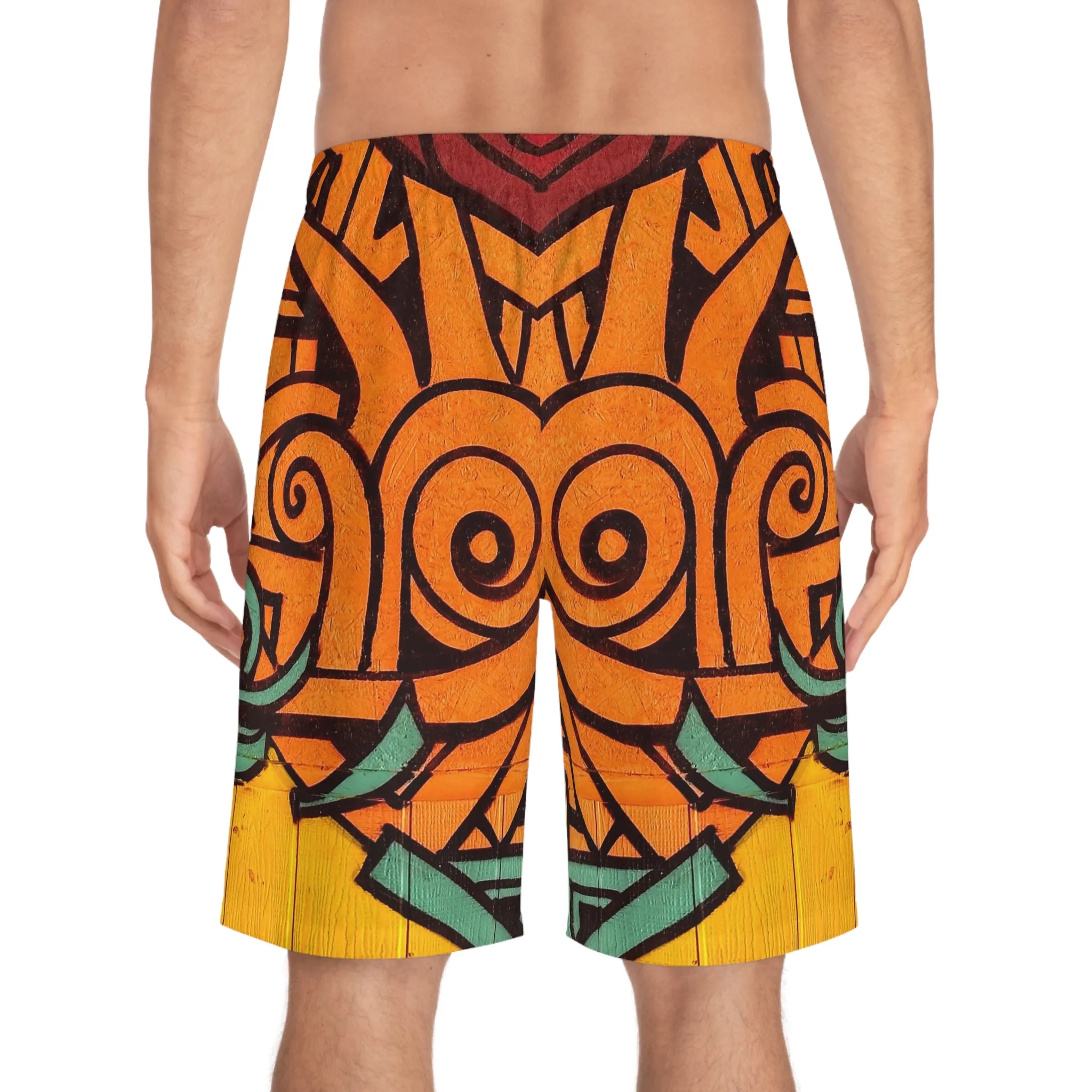 Summer Board Shorts, Outdoor Leisure Clothing, Seaside Fashion, Active Beachwear, Men's Swim Trunks, Watersports Shorts.
