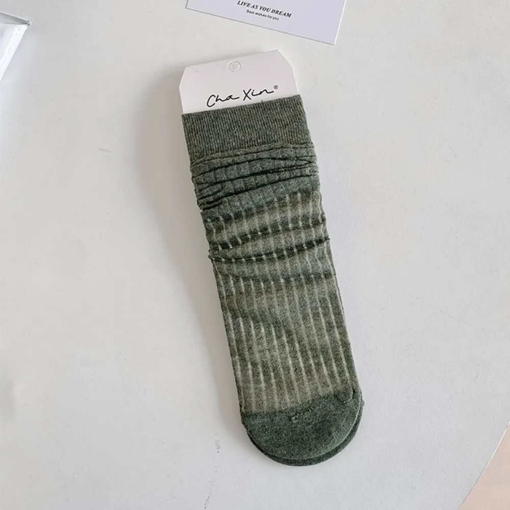 Summer Breathable Vertical Socks