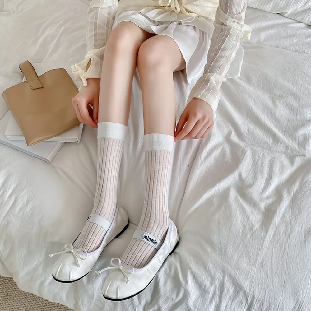 Summer Breathable Vertical Socks