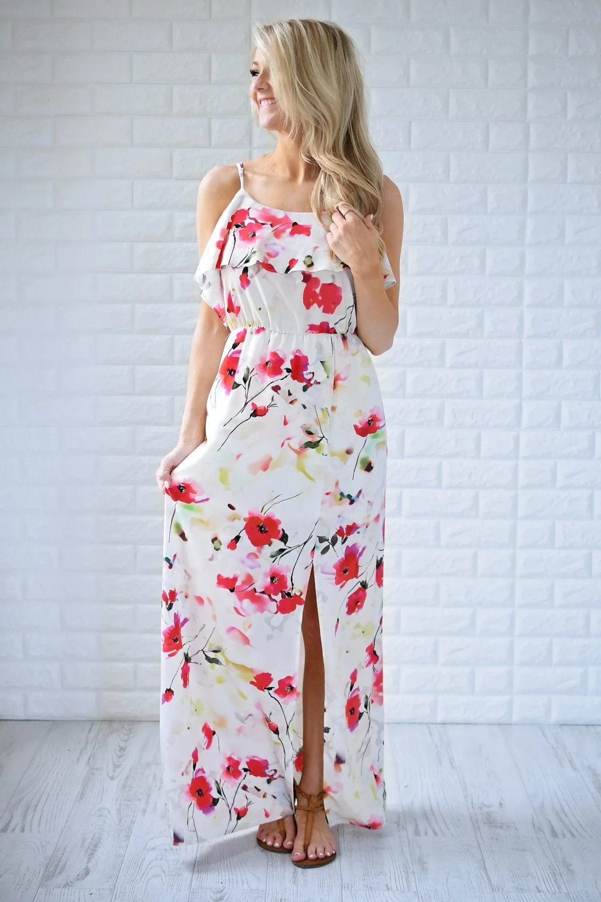 Summer Nights Floral Maxi Dress