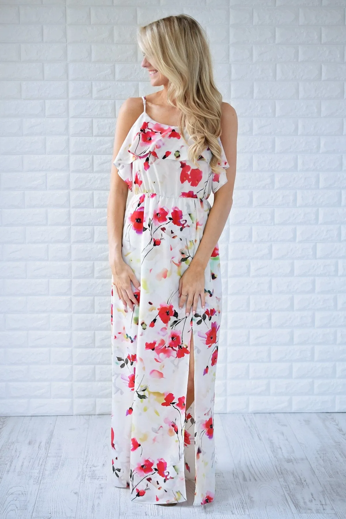 Summer Nights Floral Maxi Dress