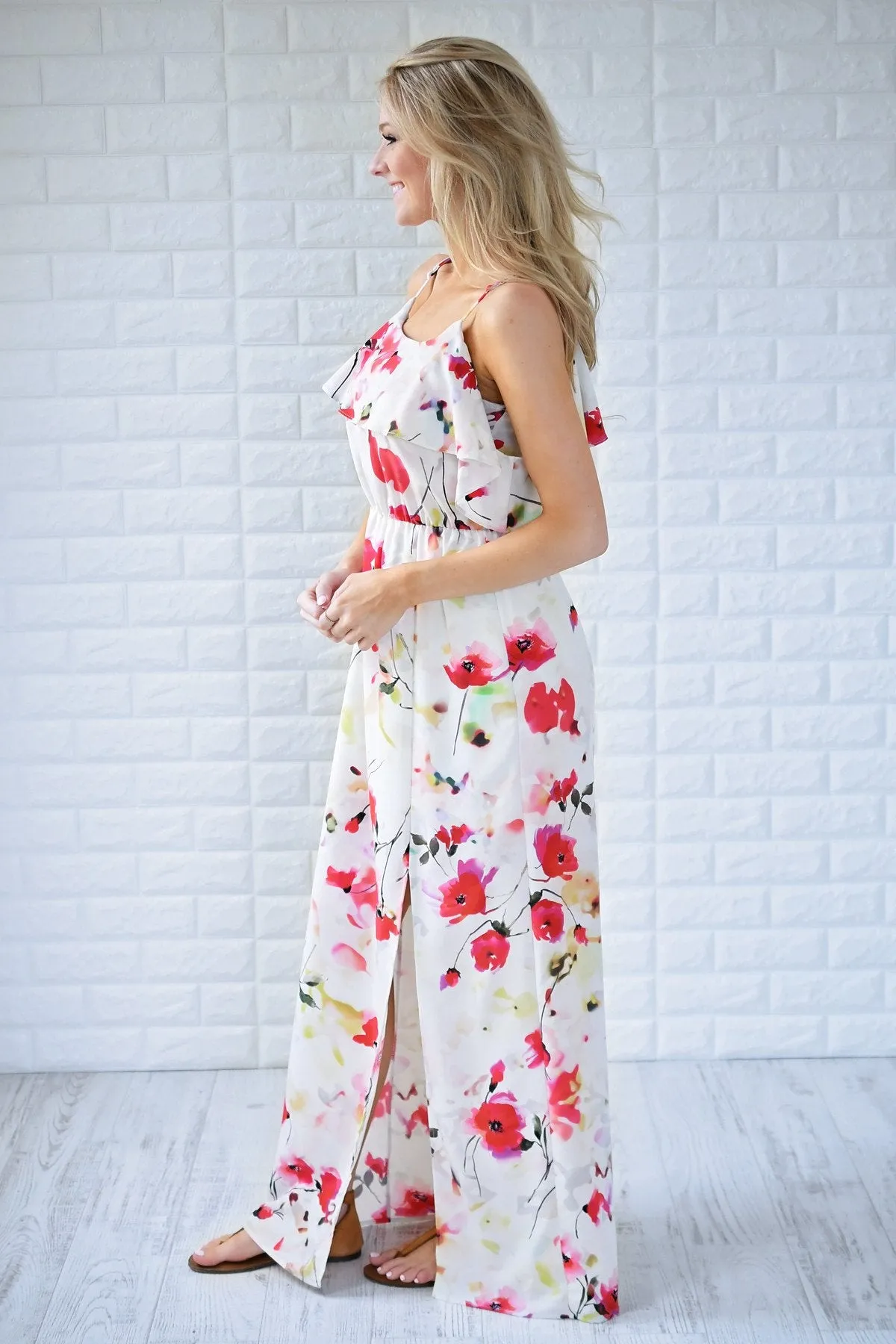 Summer Nights Floral Maxi Dress