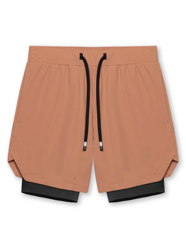 Summer Sports Double-Layer Men's Basketball Shorts