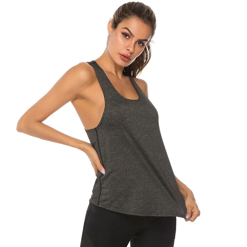 Summer Womens Sports Back Running Vest