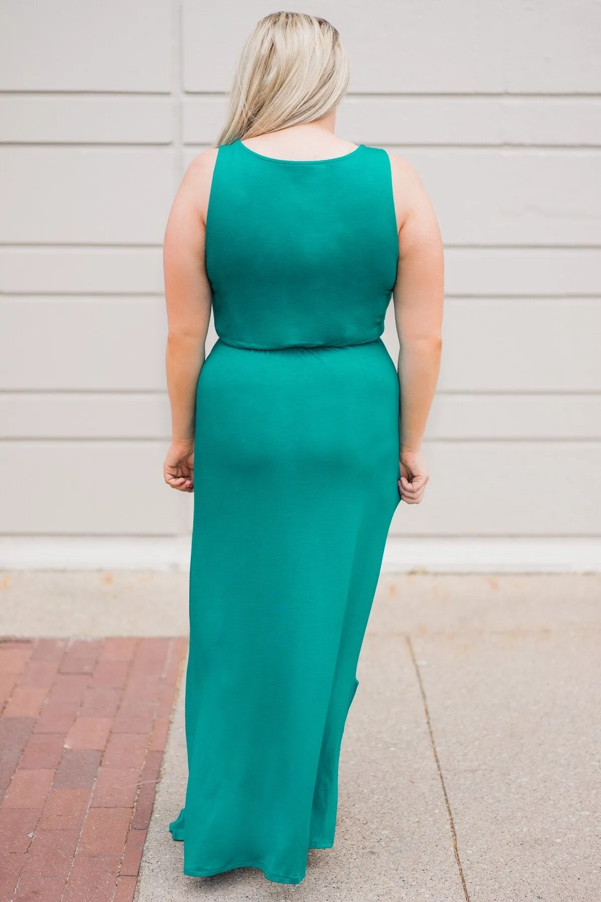 Summer's Must Have Maxi Dress - Teal