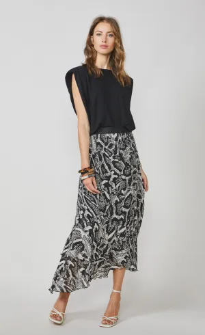 Summum Printed Maxi Skirt